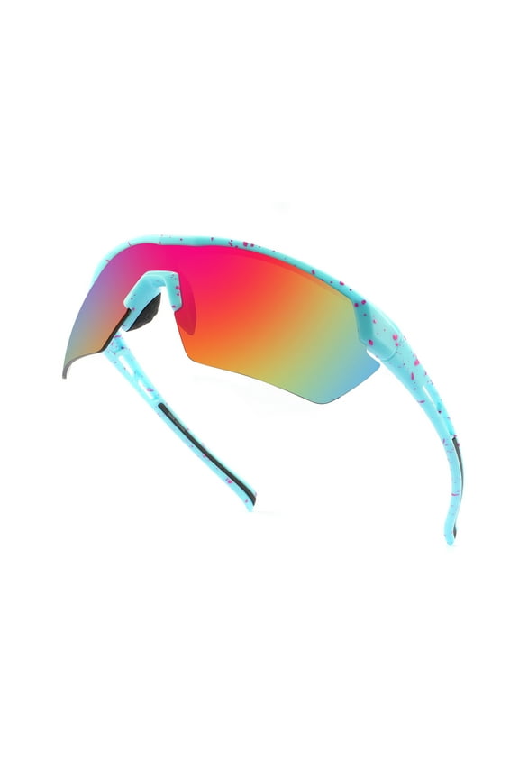 Kids Sunglasses Youth Baseball Sunglasses Lightweight UV400 Sports Cycling Sunglasses for Boys Girls