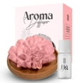 thumbnail image 1 of SINT Aroma Diffuser Diatomite Carnation Flower with Wooden Stand | Essential Oil Diffuser with Aromatherapy Fragrant Oil | Diffusers for Home, Oil Diffuser, Room Décor | Pink, Fig Fragrance 10 ML, 1 of 10