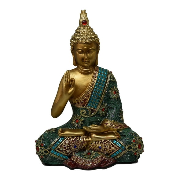 SINT Buddha Statue Figurine for Zen Decor, Spiritual Buddha Sculpture