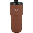 thumbnail image 1 of SINT Insulated Coffee Mug 20 oz, Insulated Coffee Cups with Flip Lid, Stainless Steel Coffee Mugs Spill Proof, Double Wall Vacuum Tumblers, Reusable To Go Mug for Hot/Ice Coffee Tea - Brown, 1 of 7