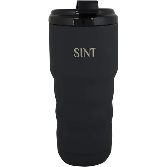 SINT Insulated Coffee Mug 20 oz, Insulated Coffee Cups with Flip Lid, Stainless Steel Coffee Mugs Spill Proof, Double Wall Vacuum Tumblers, Reusable To Go Mug for Hot/Ice Coffee Tea - Grey