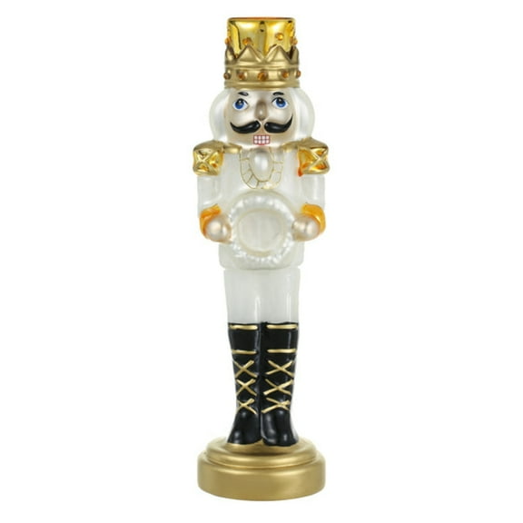 SINT Lightup Nutcrackers Figurine Ornaments, Glass, 1 Count, for Christmas