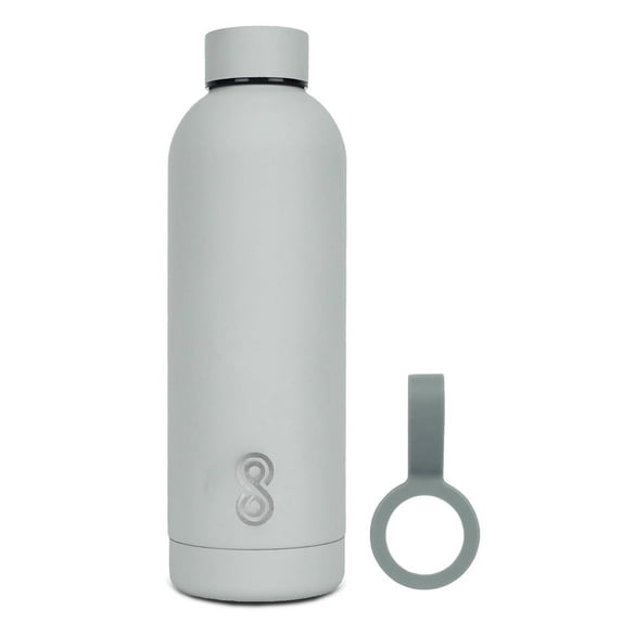 SINT Water Bottle 25 Oz Stainless Steel, Double Wall & Vacuum Insulated, Sports Water Bottle Keep Cold for Upto 15 Hours and Hot for Upto 12 Hours | Grey