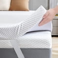 thumbnail image 1 of BDEUS 2 Inch Gel Memory Foam Mattress Topper Twin Size, Ventilated High Density Pad for Back Pain, Bed Topper with Removable Soft Cover, CertiPUR-US Certified, 1 of 11