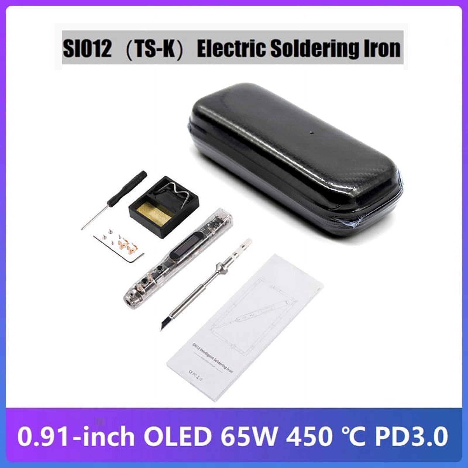 SIO12 (K) Intelligent OLED Electric Soldering Iron+Box 0450