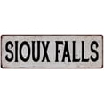 thumbnail image 1 of SIOUX FALLS Vintage Look Rustic Metal City State Sign 6 x 18 Matte Finish Metal 106180041331, 1 of 1