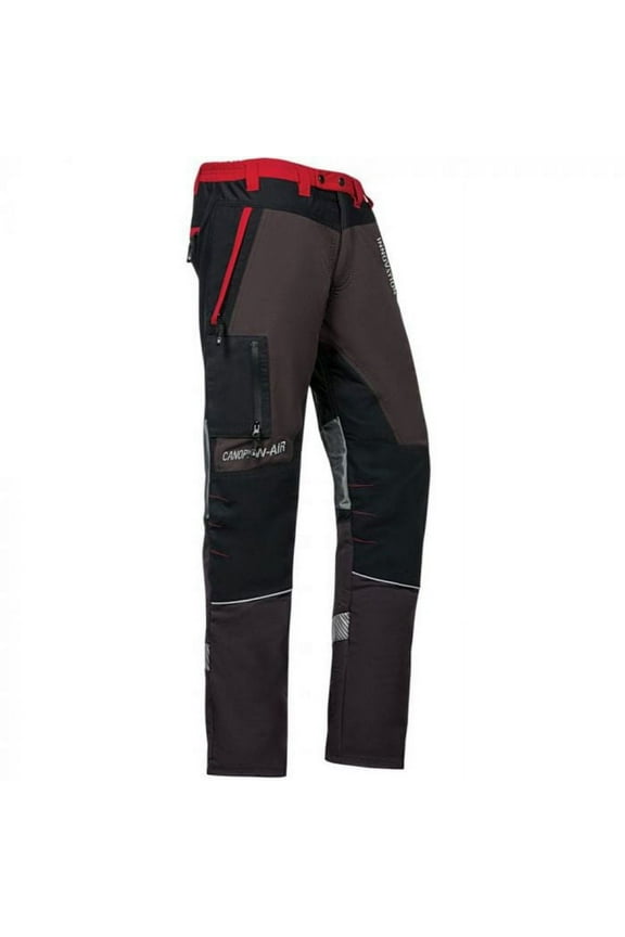 SIP Canopy W-Air Chainsaw Pants, Grey/Red - Large