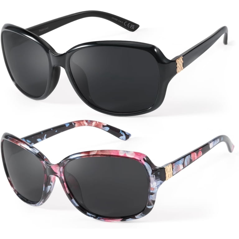 SIPHEW Polarized Sunglasses Womens, Classic Square Sun  display picture 1