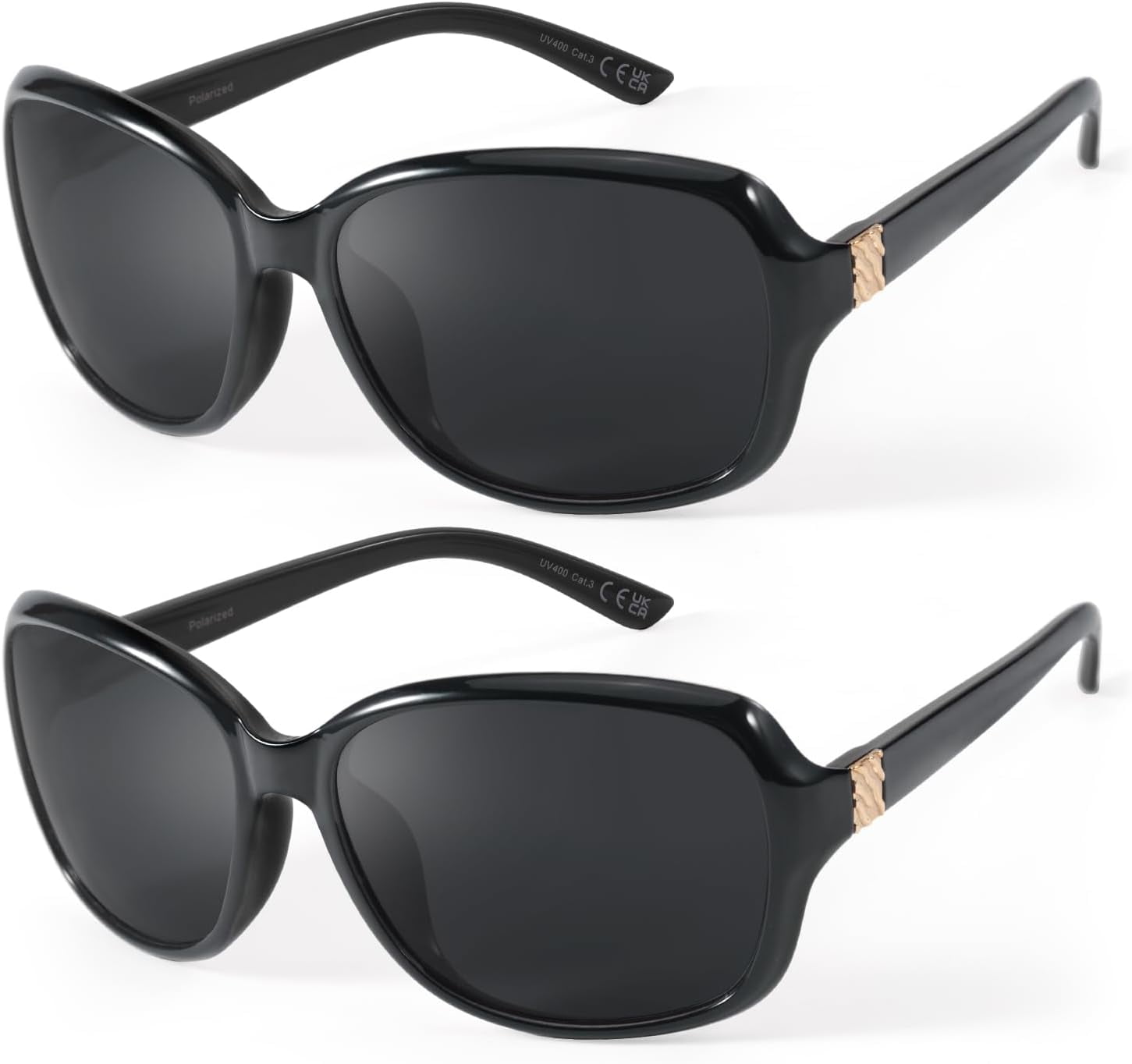 SIPHEW Polarized Sunglasses Womens Trendy, Classic Square Sun Glasses for SIPHEW Fit Over Sunglasses Mens Womens Polarised, Wear Over  main image 4