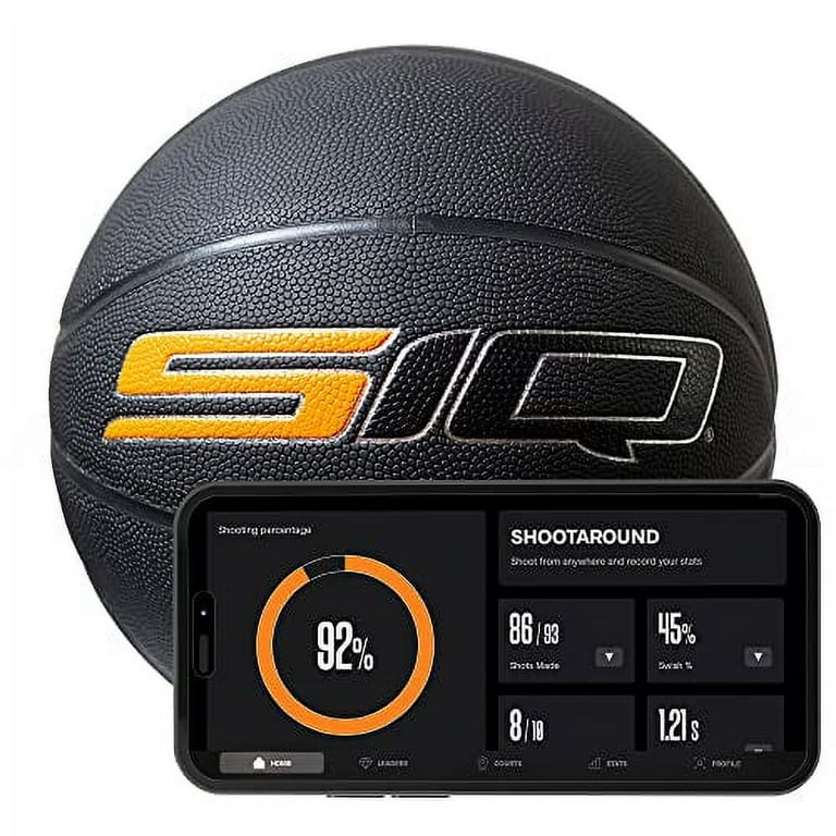 SIQ AI Smart Basketball with Indoor/Outdoor Shot Training App, NBA