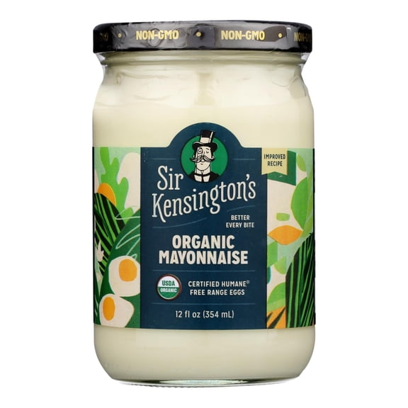 SIR KENSINGTONS - Organic Keto-Friendly Mayonnaise - 12 oz, Case of 6
