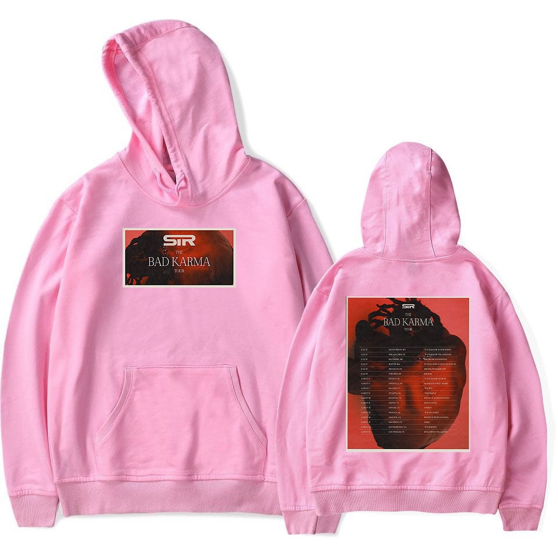 Sir Rapper 2024 SIR The Bad Karma Tour 2024 Hoodie Unisex Rapper Tour Casual Long ...