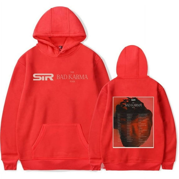 SIR The Bad Karma Tour 2024 Merch Hoodie Pockets Drawstring Unisex Hooded Sweatshirt Fashion Clothing