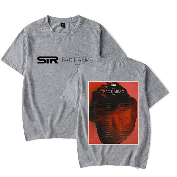SIR The Bad Karma Tour 2024 T-Shirt Women Men Rapper Fashion Short Sleeve Tee