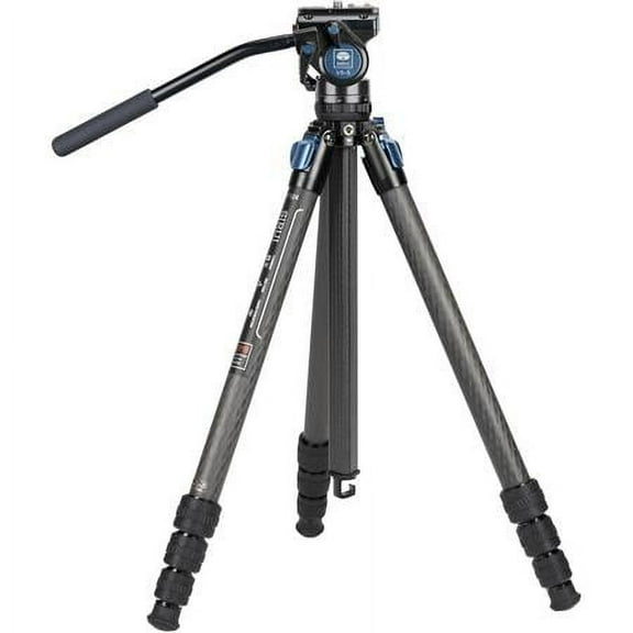 SIRUI ST124+VA5 Carbon Fiber Tripod with VA-5 Fluid Video Head 26.4lb Load