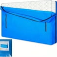 SIRUITON Waterproof Mattress Wrap Bag with 8 Handles for Moving