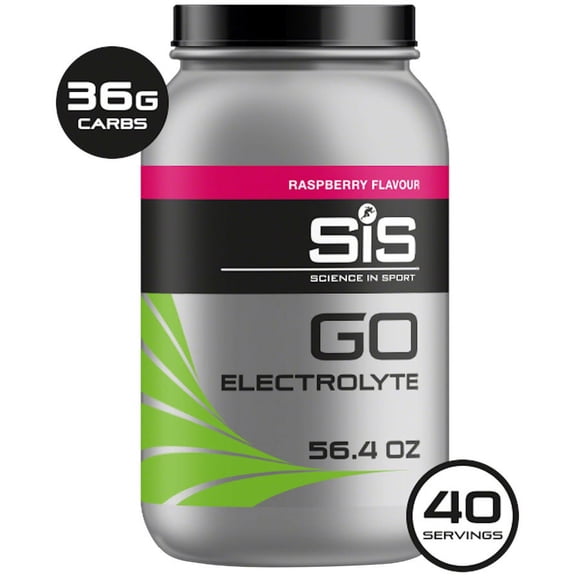 SIS Science in Sport Nutrition GO Electrolyte Drink Mix Powder - Raspberry 1.6kg