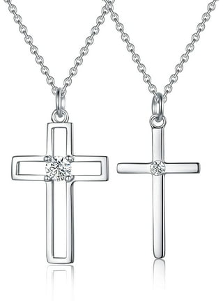 Couples Cross Necklaces