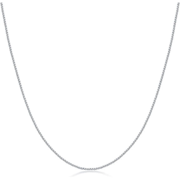 SISGEM 925 Sterling Silver/18K Gold Plated Paperclip Link Chain/Mesh Chain/Sparkle Gypsophila Chain/Round Box Chain/Byzantine Chain/Rope Chain/Snake Chain/Figaro Chain/ Necklace