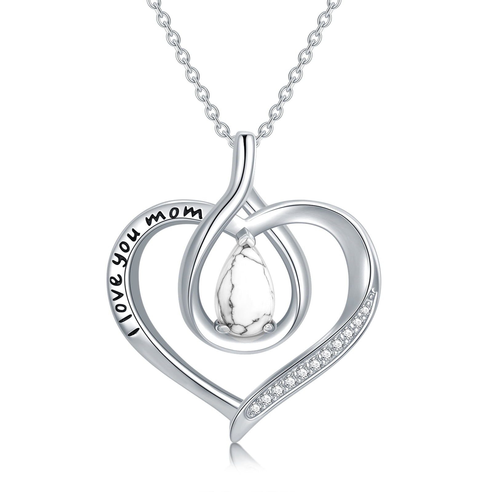 To My Daughter - Believe In Yourself - Love Knot Necklace Daughter Necklace From Mom Mother 925 Sterling Family Love Tree Daughter Necklace - Foto 2