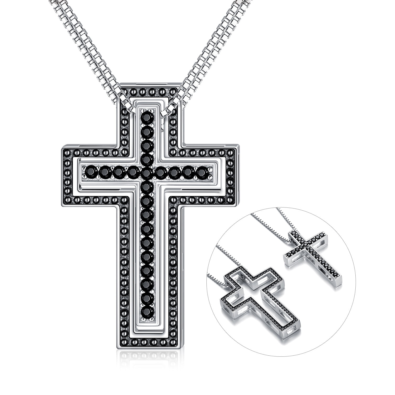 Wolentty Couples Necklace Stainless Steel Cross Matching Necklaces Gift for  Valentine's Day : Amazon.ca: Clothing, Shoes & Accessories