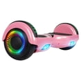 thumbnail image 1 of LIEAGLE 6.5" Two-Wheel Self Balancing Hoverboard with Bluetooth and LED Lights Electric Scooter Hoverboard for Kids Pink, 1 of 10