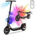 thumbnail image 1 of SISIGAD Adults Electric Scooter, Portable Folding Commute Scooter, 500W Peak Motor, 10" Solid Tires, 19Mph Speed, 20 Miles Long Range, B16 Dart, 1 of 8
