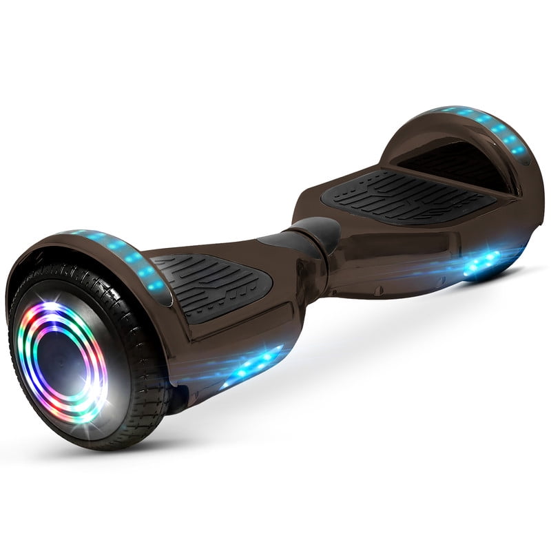 SISIGAD All Terrain Hoverboard, 6.5 inch Wheels with LED Lights, Dual