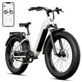 thumbnail image 1 of SISIGAD Electric Bike, Peak 750W 28 Mph E-Mountain Bike for Adults, 48V/500WH Battery, 26" Off-Road Tires, UL2849, White Gray, 1 of 7