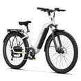 thumbnail image 1 of SISIGAD Electric Mountain Bike, 500W Electric Bike for Adults, 7-Speed and Dual Full Suspension, 48V 15Ah 27.5 inches Wheel, White, 1 of 7