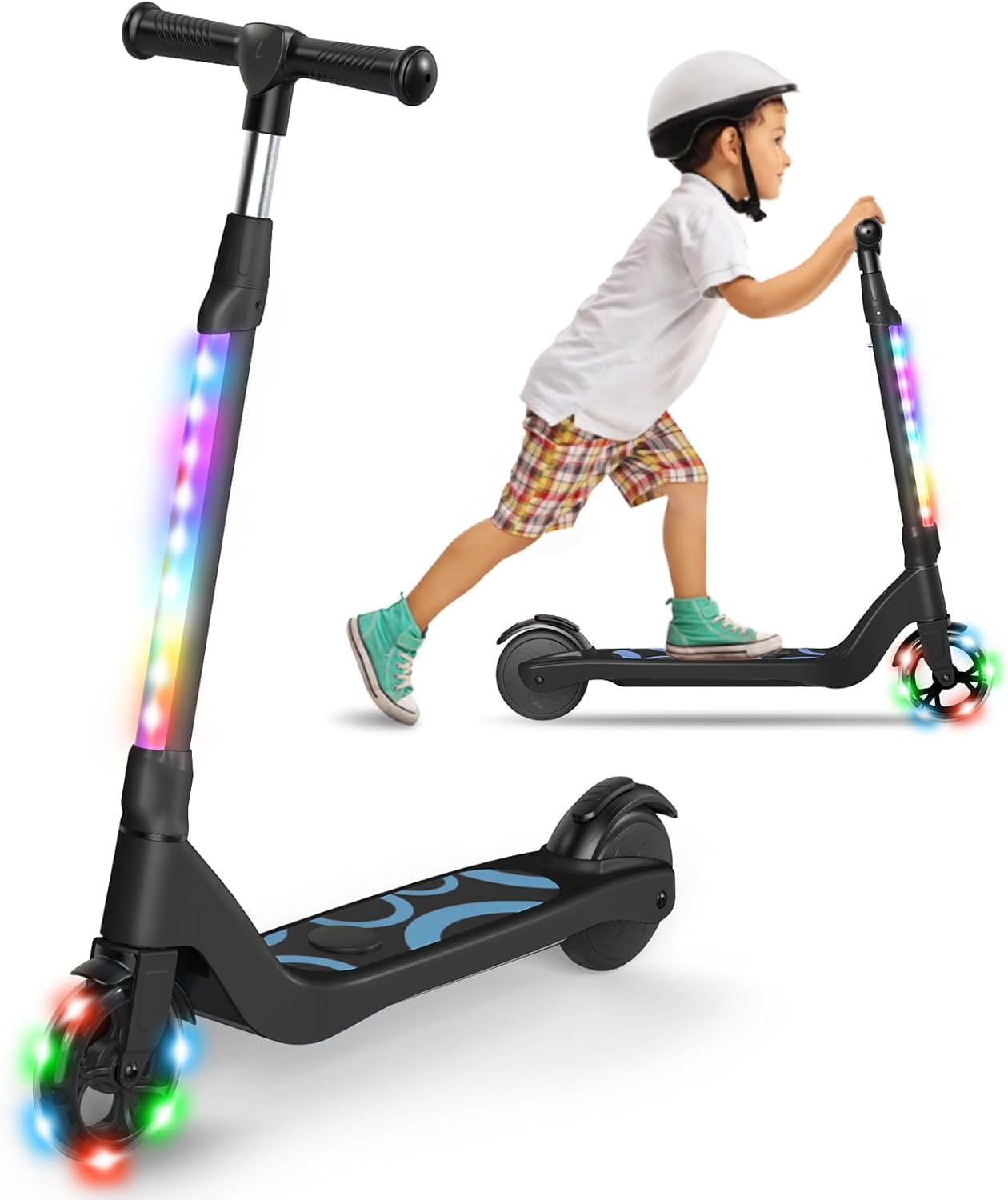 16/mo Finance SISIGAD Electric Scooter For Kids Ages 6-12,Max