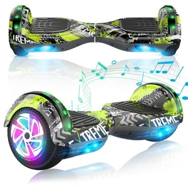 Hoverboard SISIGAD 6,5 Pouces – Bluetooth, LED, Moteur 600W, Tout-terrain, Gyropode électrique Pour Ados Et Enfants