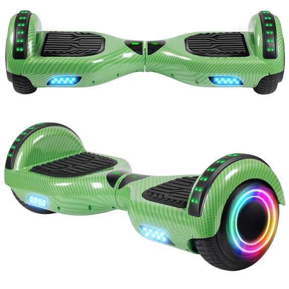 SISIGAD Hoverboard 6.5 In. Two Wheel Self Balancing Hoverboard with Bluetooth and LED Lights Electric Scooter Child UL Certified, 1 Piece