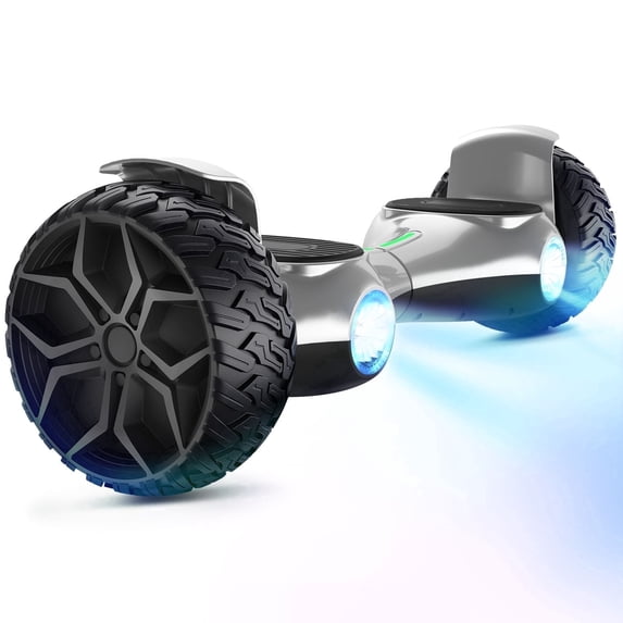 SISIGAD Hoverboard, 8.5" Tire, 500W Powerful Motor Hover Board with LED Lights, 8.5" All Terrain Self Balancing Electric Scooter