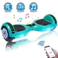 thumbnail image 1 of SISIGAD Hoverboard Bluetooth 6.5" Two-Wheel Self Balancing Hoverboard with LED Lights Electric Scooter Hoverboard for Kids Green, 1 of 8