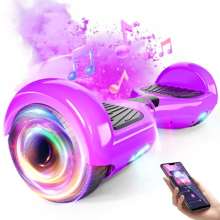 LIEAGLE Hoverboard Offroad All Terrain Flash Wheel Self Balancing Hoverboards with Bluetooth Speaker