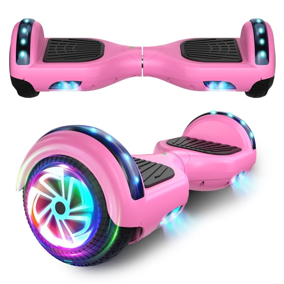 SISIGAD Hoverboard for Kids, Bluetooth Hoverboard with LED Lights, Gifts for Christmas, Birthday, Holiday