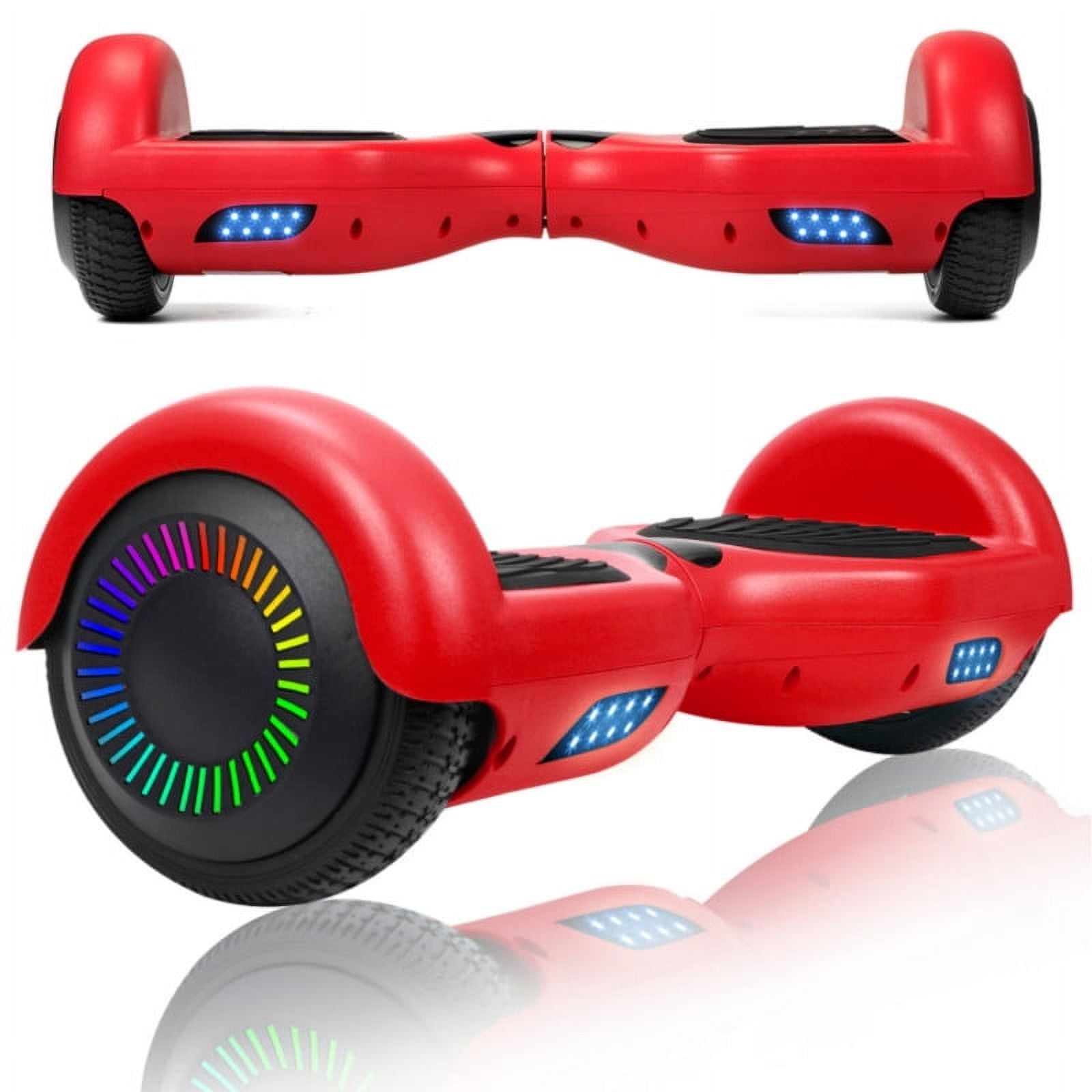 SISIGAD Hoverboard, Hoverboard for Kids Adults, 6.5" Flash Wheels, 6
