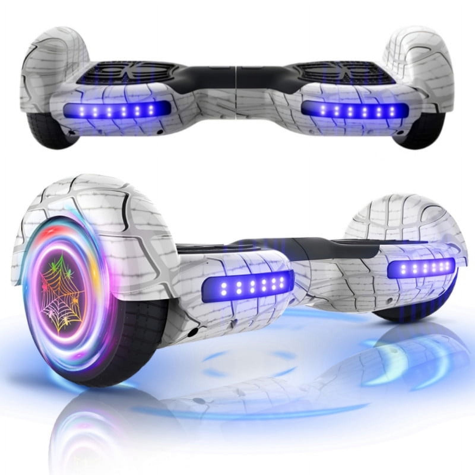 SISIGAD Hoverboard for Kids, Smart Self Balance Electric Scooter with 6