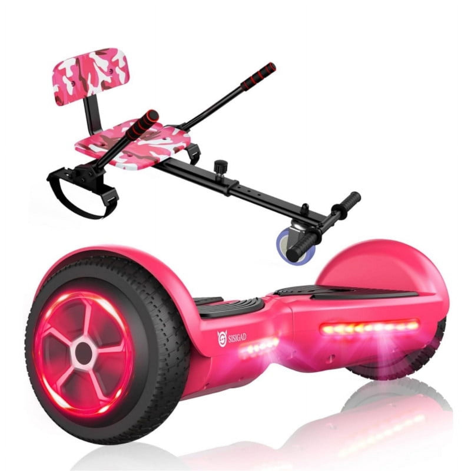 SISIGAD Hoverboard with Go Kart Combo 6.5