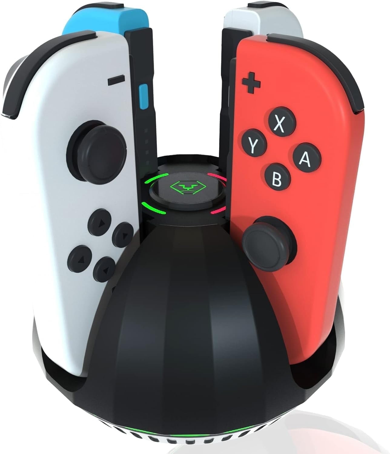 SIISLL Controller Charging Dock for Nintendo Joycon, Charger Station with JoyCon, 4 in 1 Joycon Charging Dock for Joy Con with LED Indication and USB Type-C Charger Cable