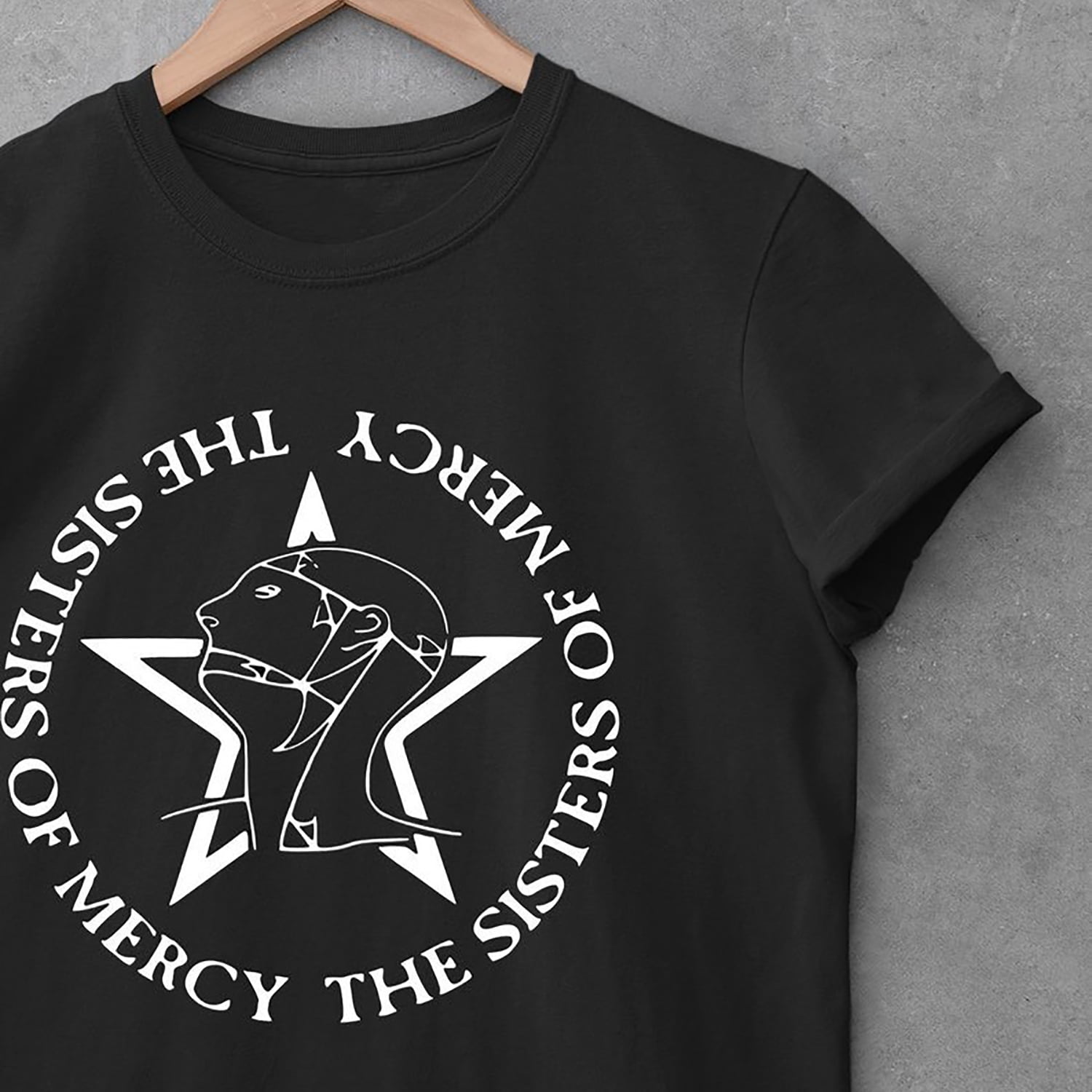 SISTERS OF MERCY Post Punk Goth Gift Birthday T Shirt Tshirt, S