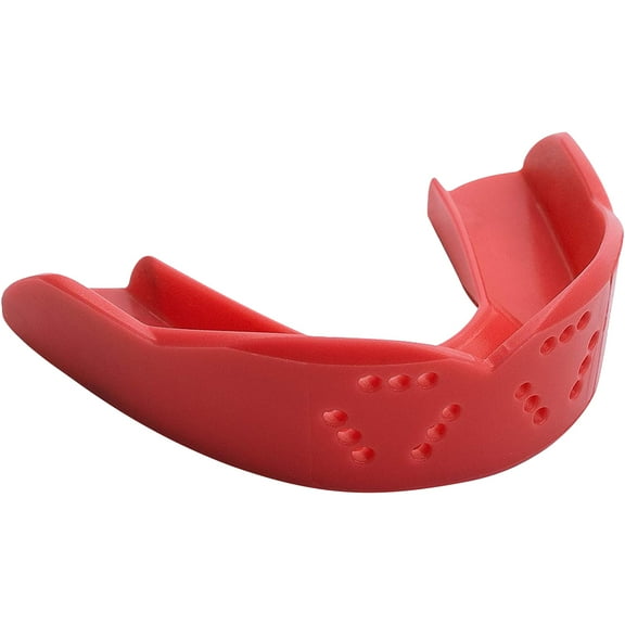SISU Sports Mouth Guard 3D 2.0mm | Easy-to-Fit, Custom Fit Mouth Guard - Intense Red