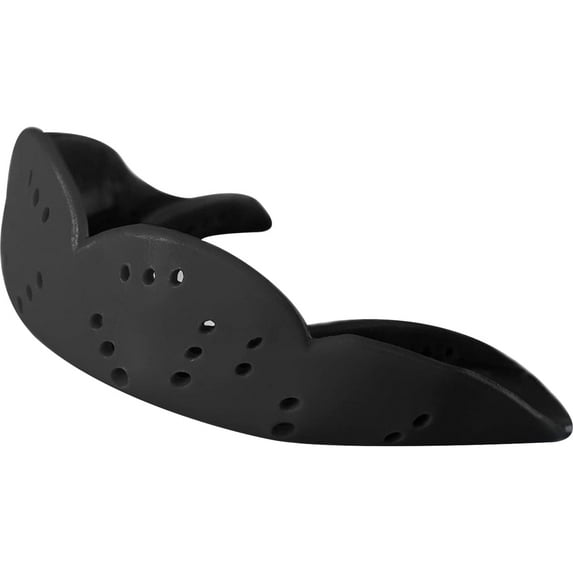 SISU Aero Large Mouthguard, Charcoal Black - Custom Fit - For Team Sports