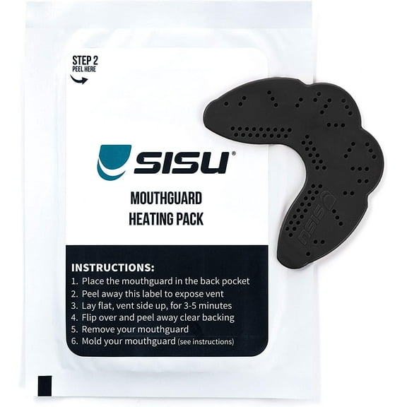 SISU Mouth Guards Max 2.4mm Custom Fit Sports Mouthguard and Molding Heat Pack for Youth/Adults