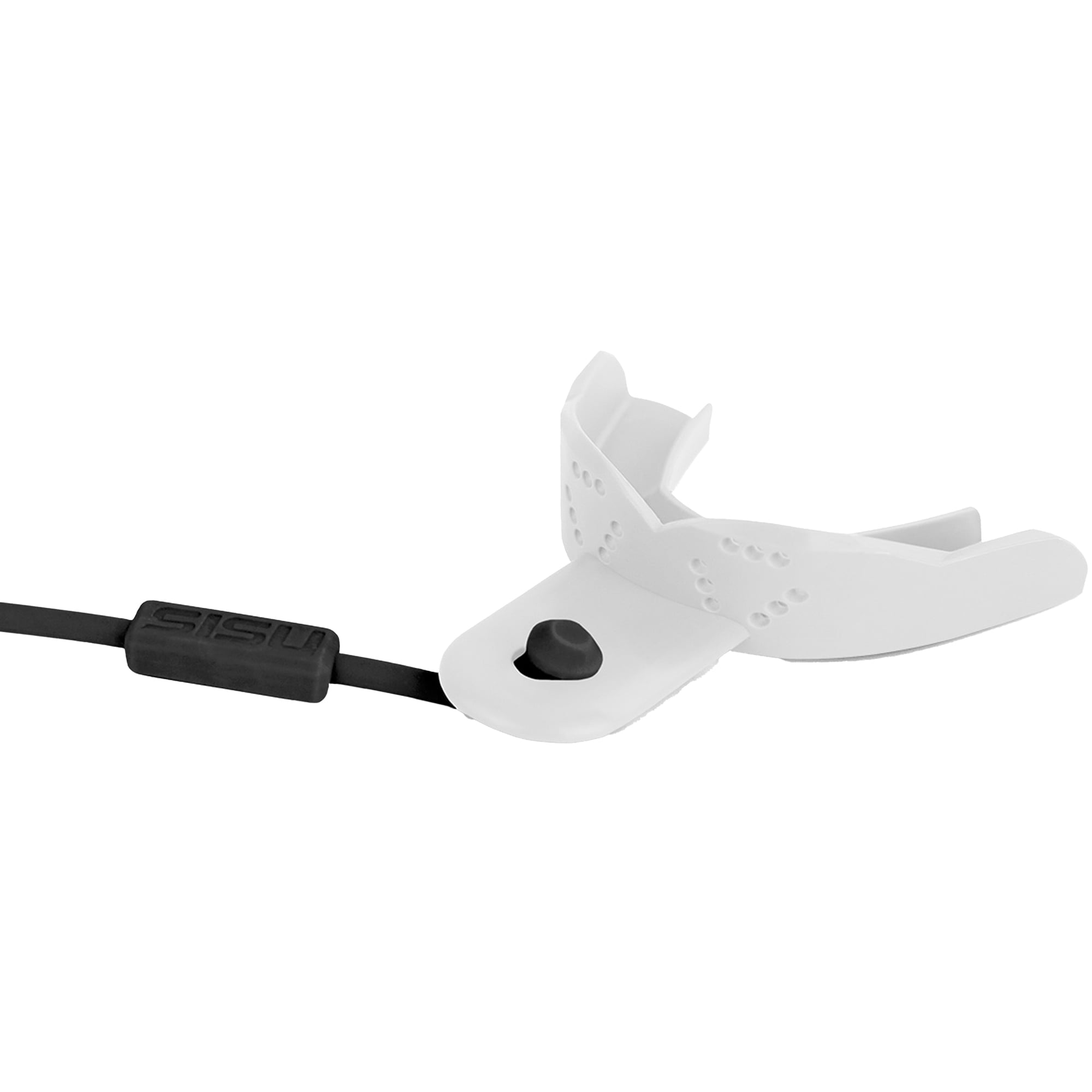 SISU Adult 2.0mm Thin Tether Mouthguard - Snow White