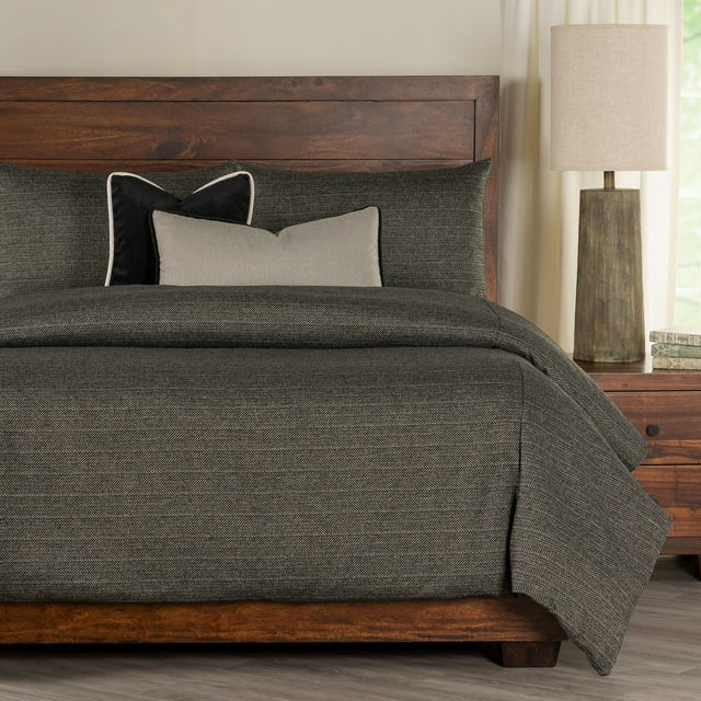 SIScovers Adventure StainResistant Duvet & Insert Set Onyx King 6 Piece