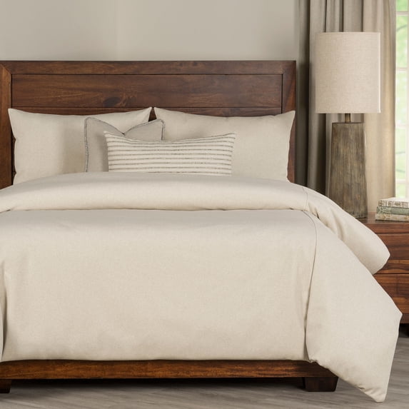 SIScovers Burly Super-Soft Duvet & Insert Set Sand Full 6 Piece