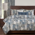 thumbnail image 1 of SIScovers Calcutta Luxury Duvet Set with Comforter Insert Denim California King 6 Piece, 1 of 5
