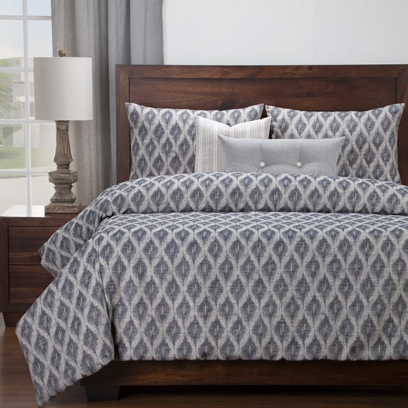 SIScovers Diamond Creek Luxury Duvet Cover and Insert Set Twin 5 Piece